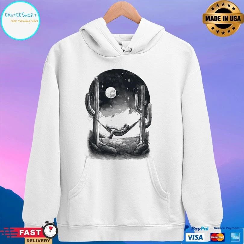 Infinite Gaze Astronaut Moon T-shirts