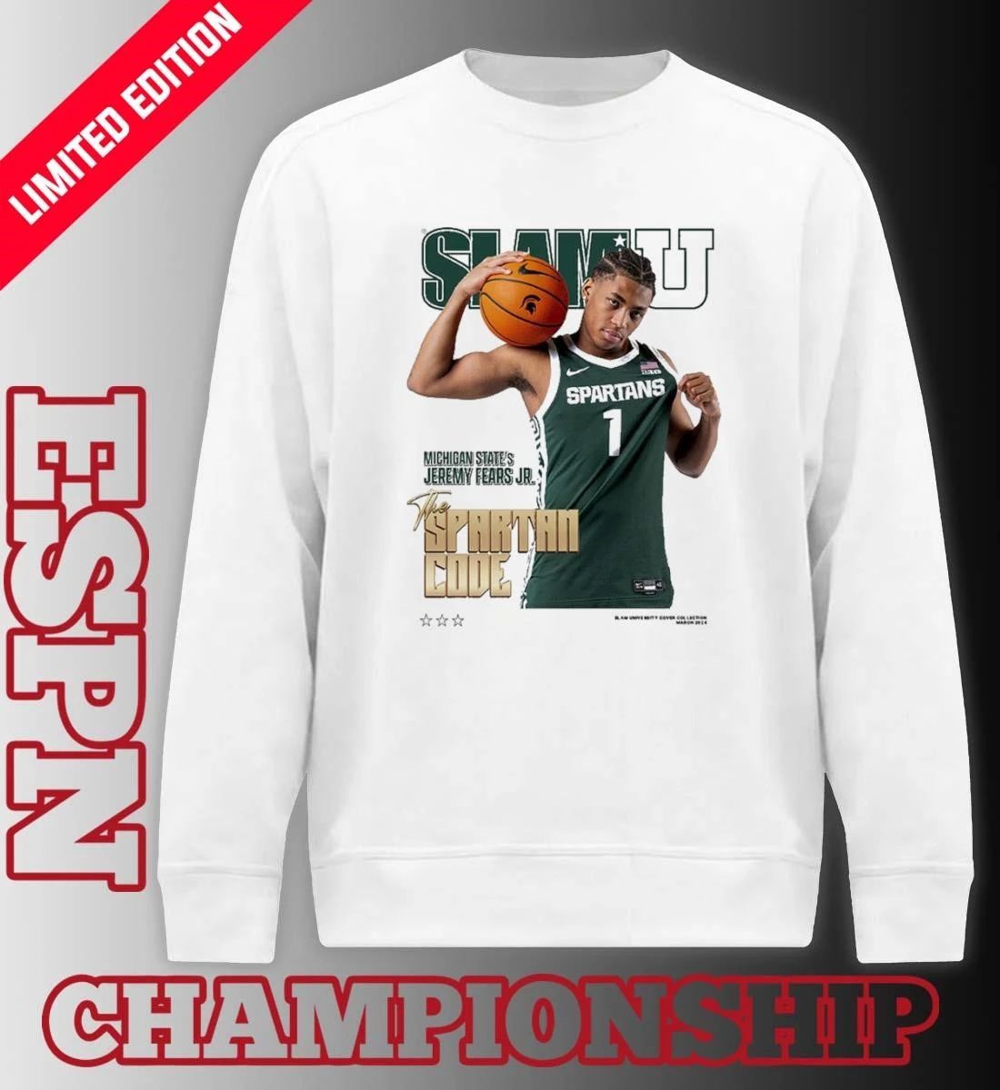 SLAM Jeremy Fears Jr The Spartan Code Shirt