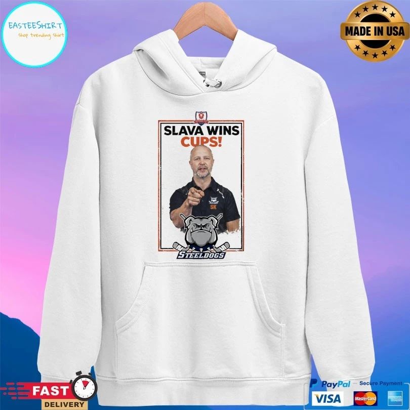 Slava Wins Cup Steel Dogs T-shirts