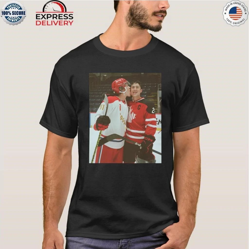 Ilya Rozanov Licks Shane Hollander Shirt