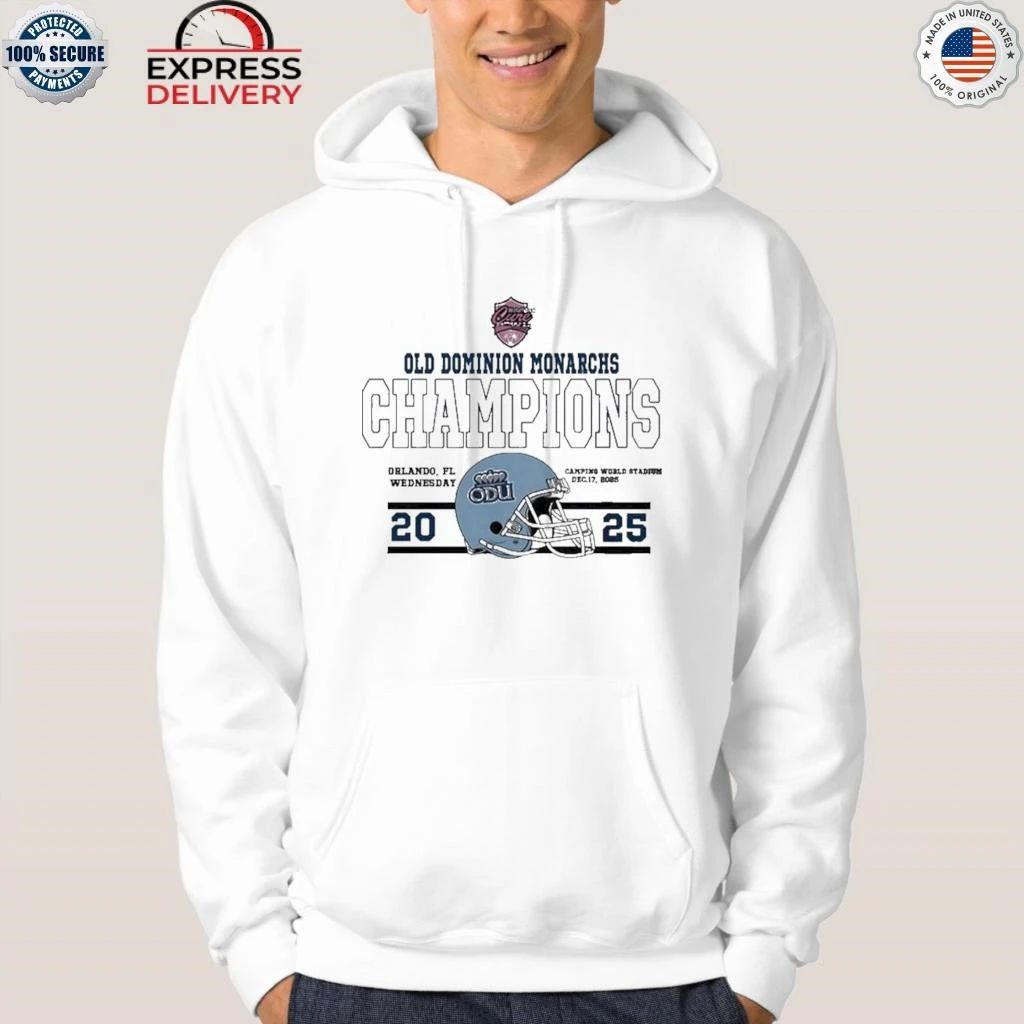 Old Dominion Monarchs Football To The Champions 2025 StaffDNA Cure Bowl Shirt