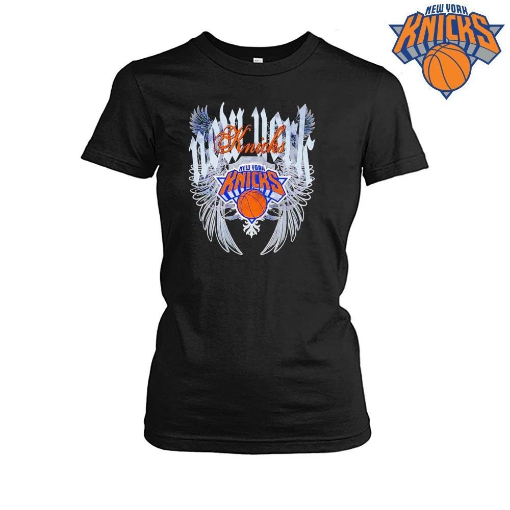 New York Knicks basketball wings shield T Shirt