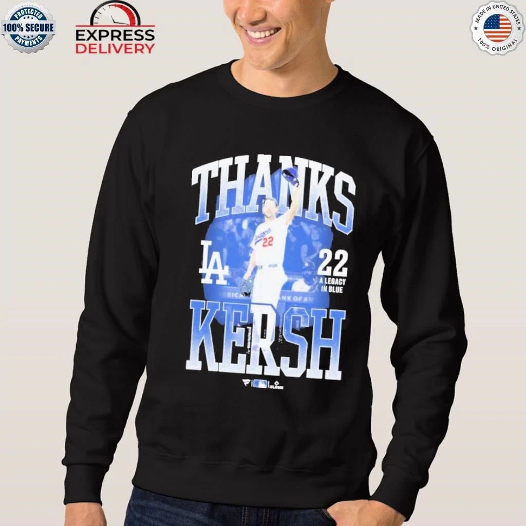 Clayton Kershaw Los Angeles Dodgers Thanks Kersh Shirt