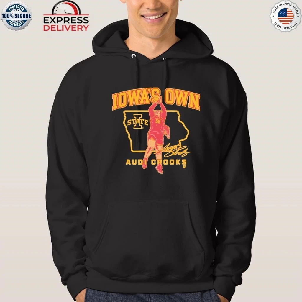 Iowa State Basketball Audi Crooks State Star Shirt