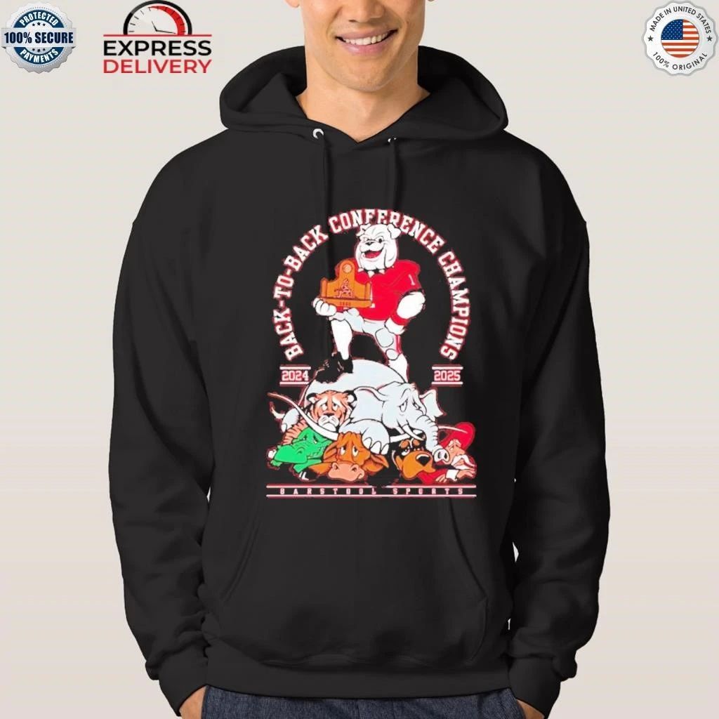 2024 2025 Georgia Back To Back Conference Champions Shirt