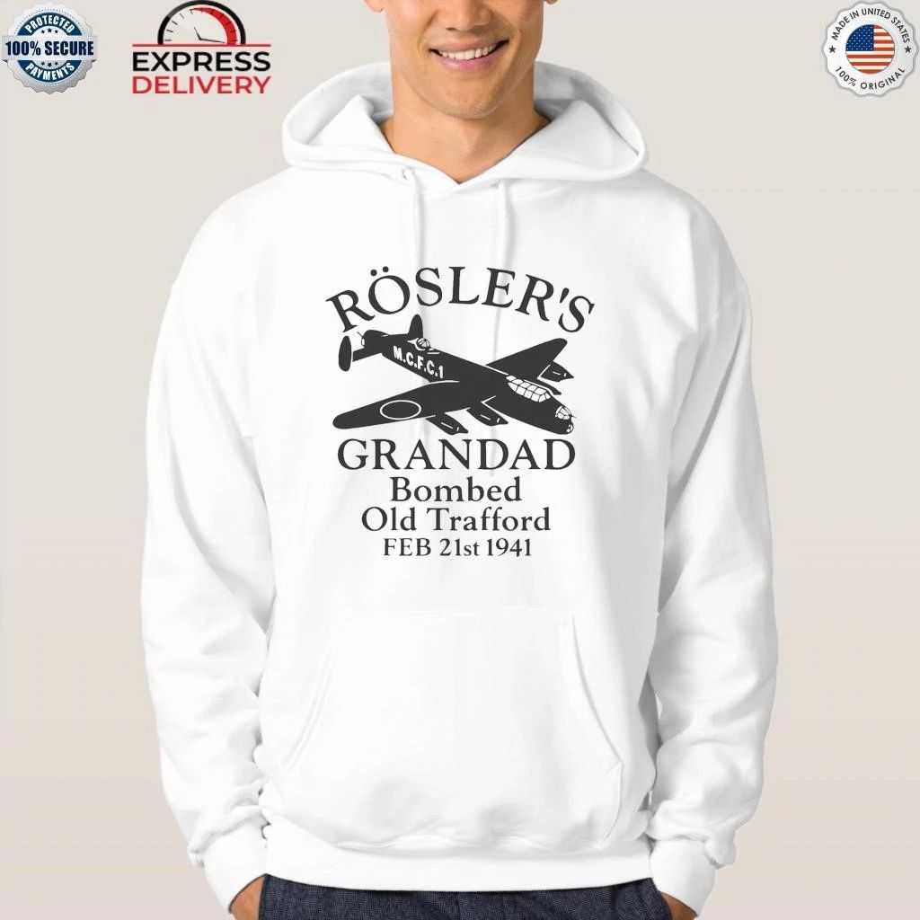 Rosler’s Grandad Bombed Old Trafford 1941 Shirt