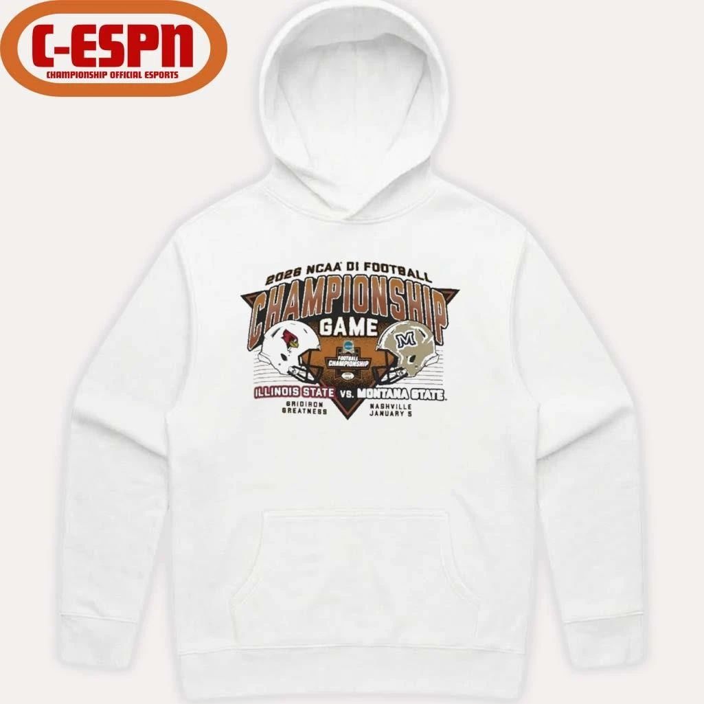 2025 DI Football Championship Shirt Illinois State Vs Montana State