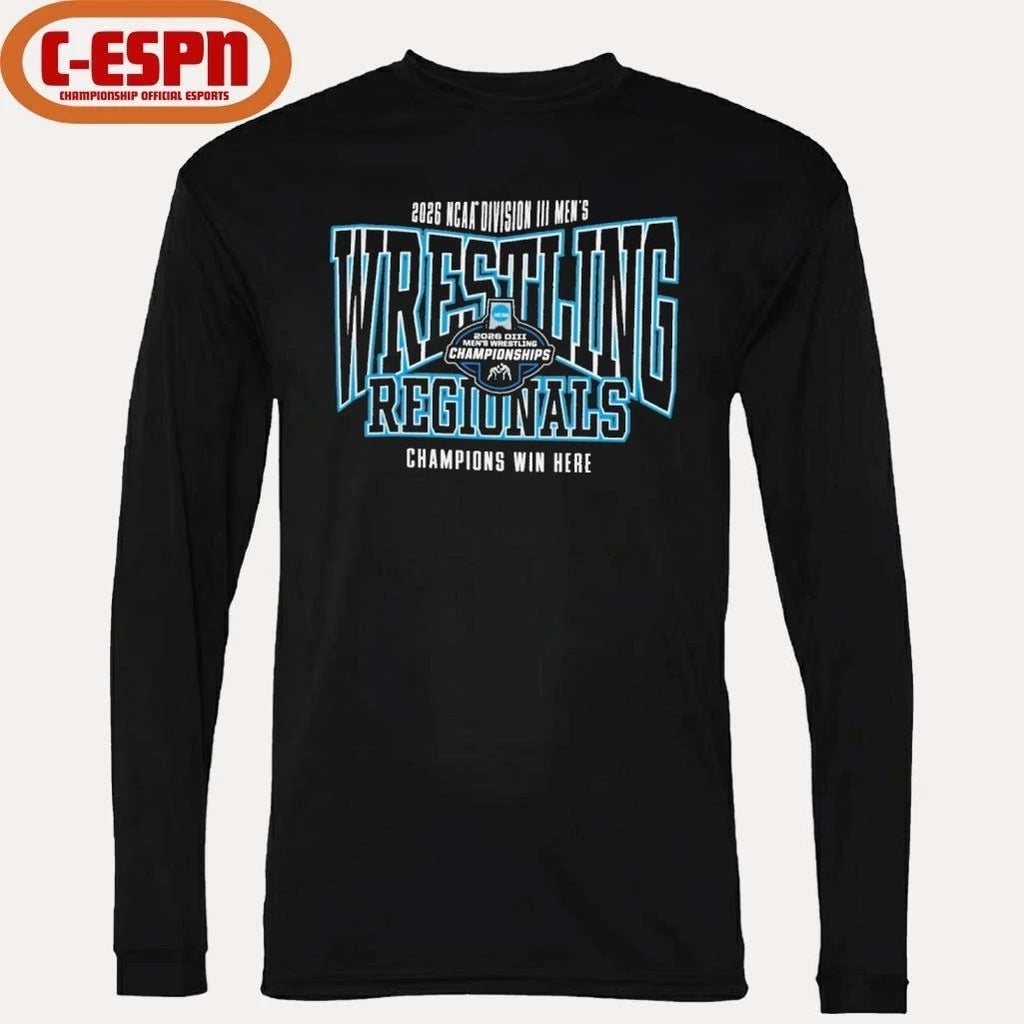 2026 NCAA Division III Men’s Wrestling Regionals Shirt