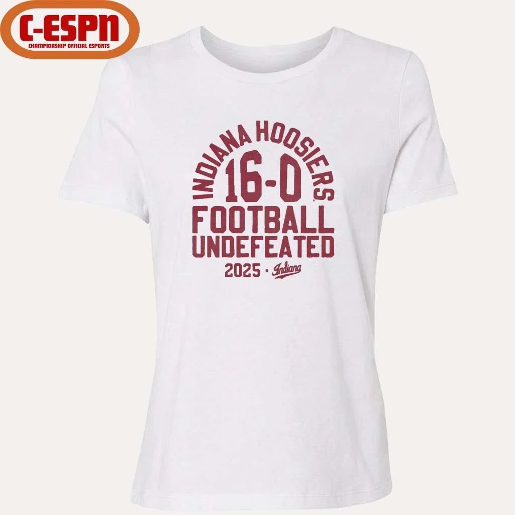 2025 Indiana Football Undefeated 16-0 Shirt