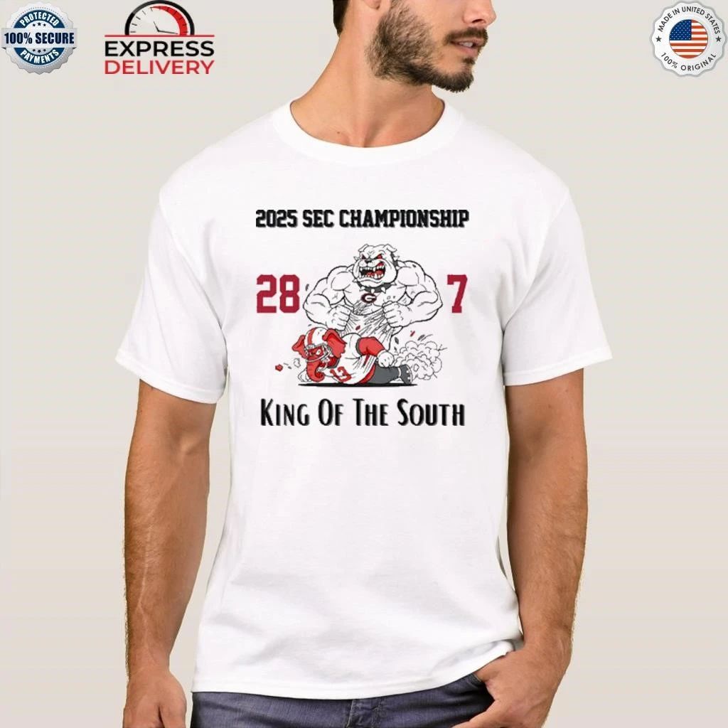 Georgia Bulldogs 2025 SEC Championship 28–7 King Of The South Shirt