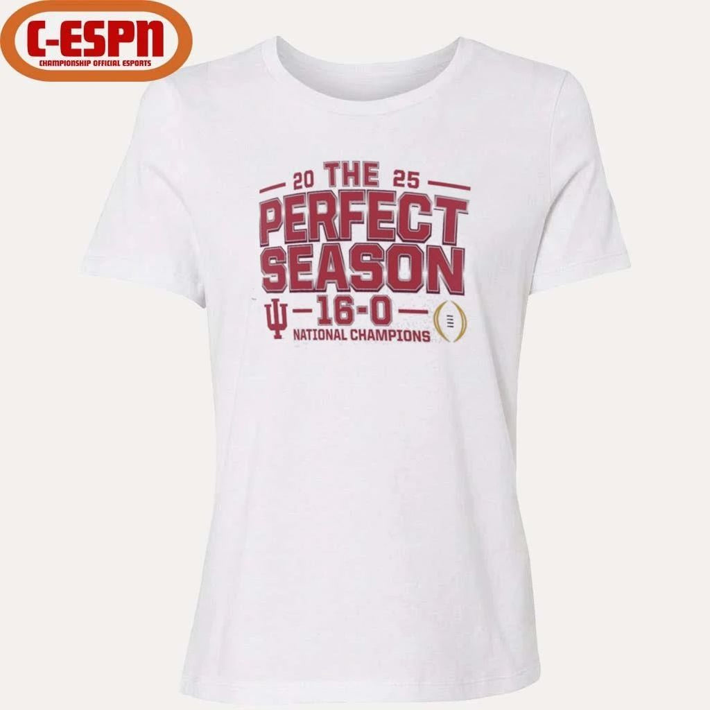IU Football National Champions Hometown The Perfect Season 16-0 T-Shirt