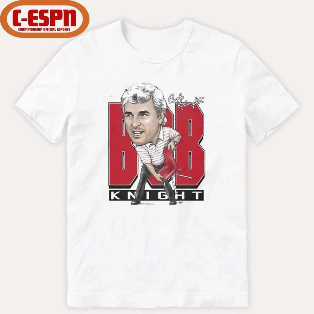 Bob Knight Chair Throw Caricature T-Shirt