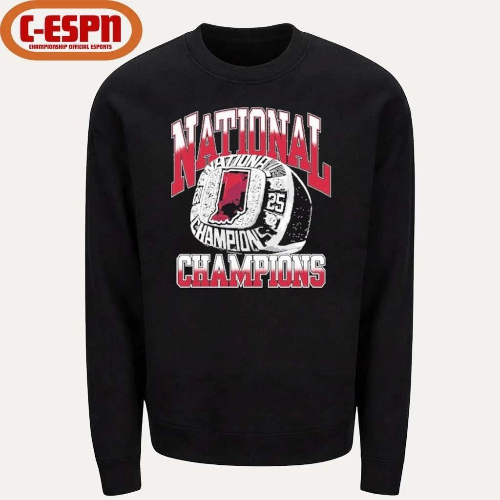 IU Football Indiana CFP National Champions Ring T-Shirt