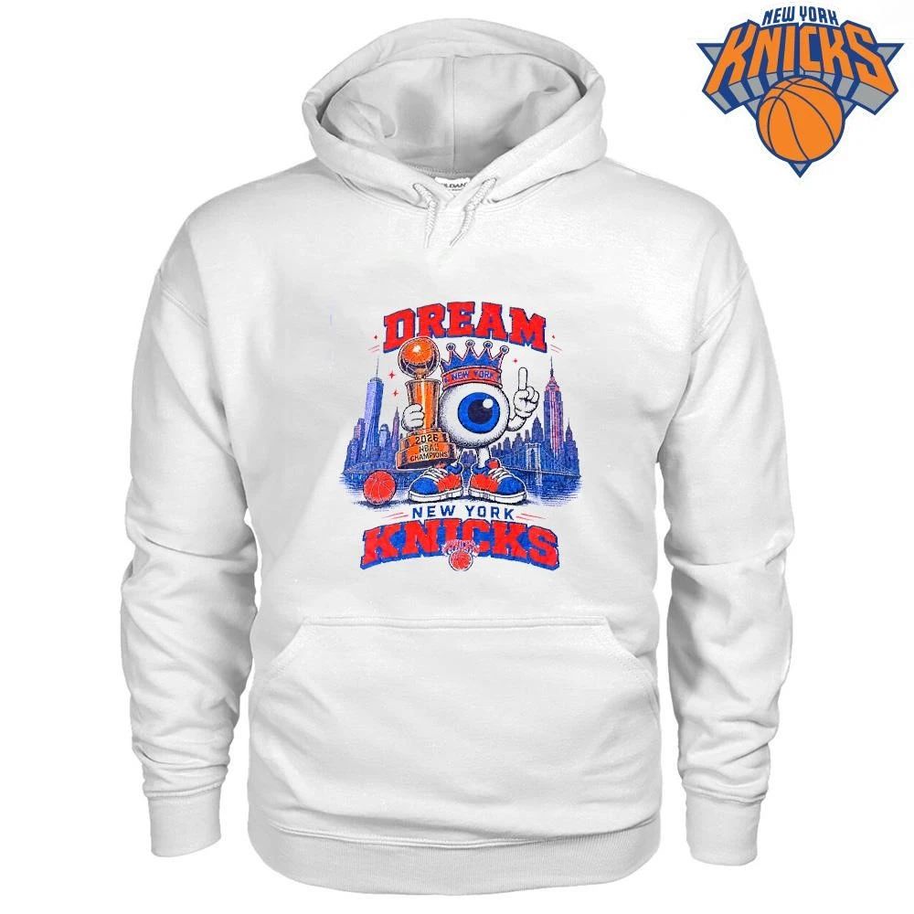 Vintage Dream New York Knicks Champions NBA 2026 Eye Mascot Graphic Shirt