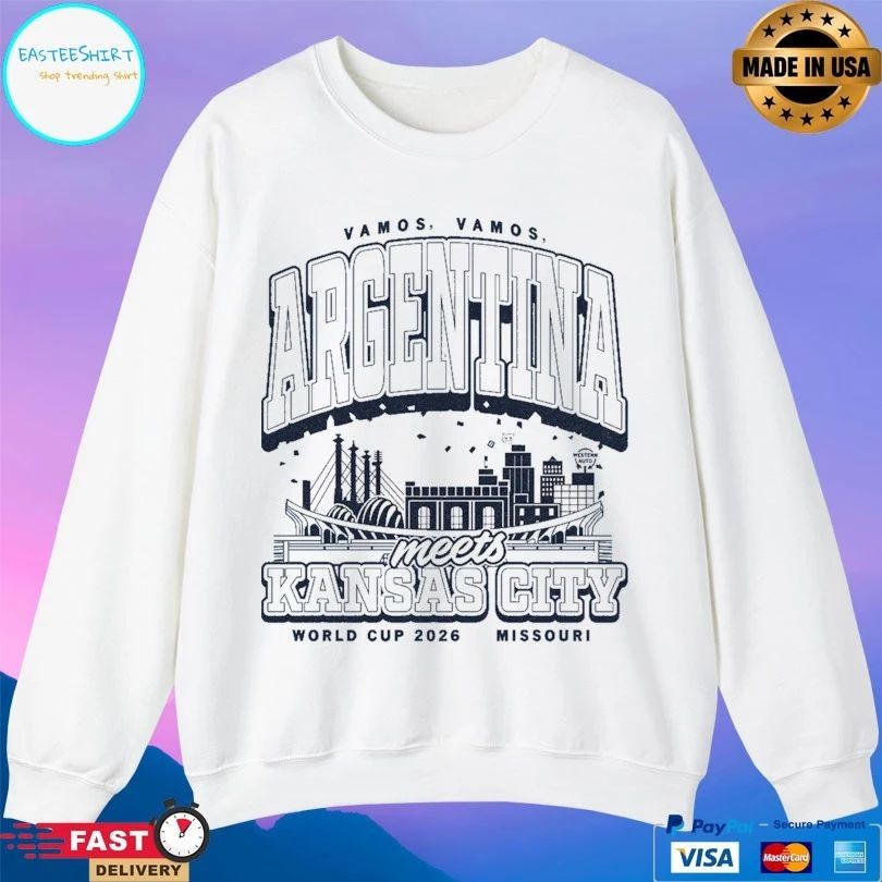 Vamos Vamos Argentina Meets Kansas City World Cup 2026 Missouri T-shirts