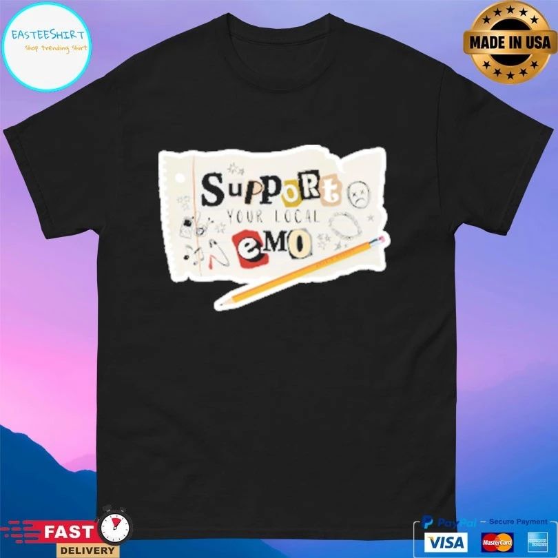 Anakin Murphy Support Your Local Emo T-shirts