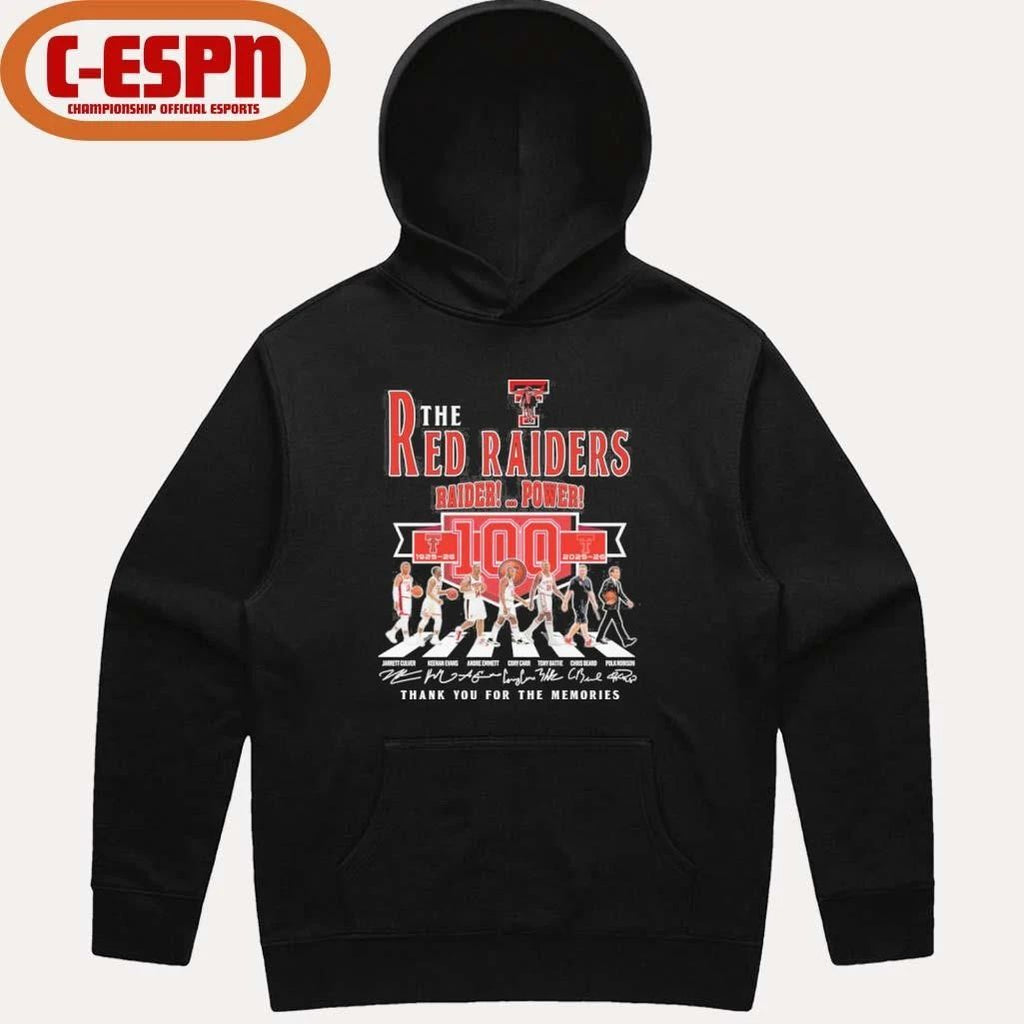 The Texas Tech Basketball Abbey Road 100th Anniversary 1926-2026 Shirt