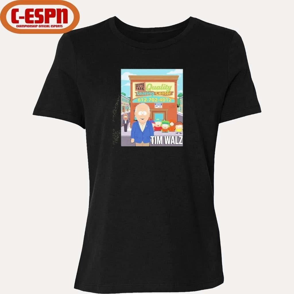 Tim Walz South Park Quality Learning Center Shirt