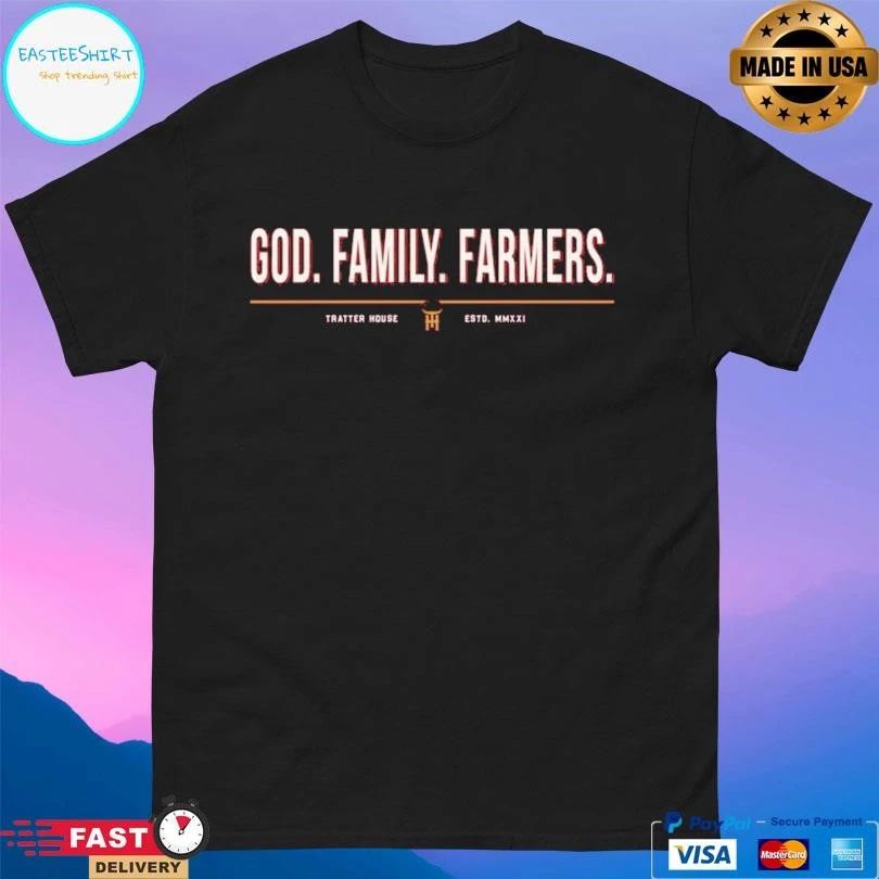 God Family Farmers Tratter House Estd MMXXI T-shirts