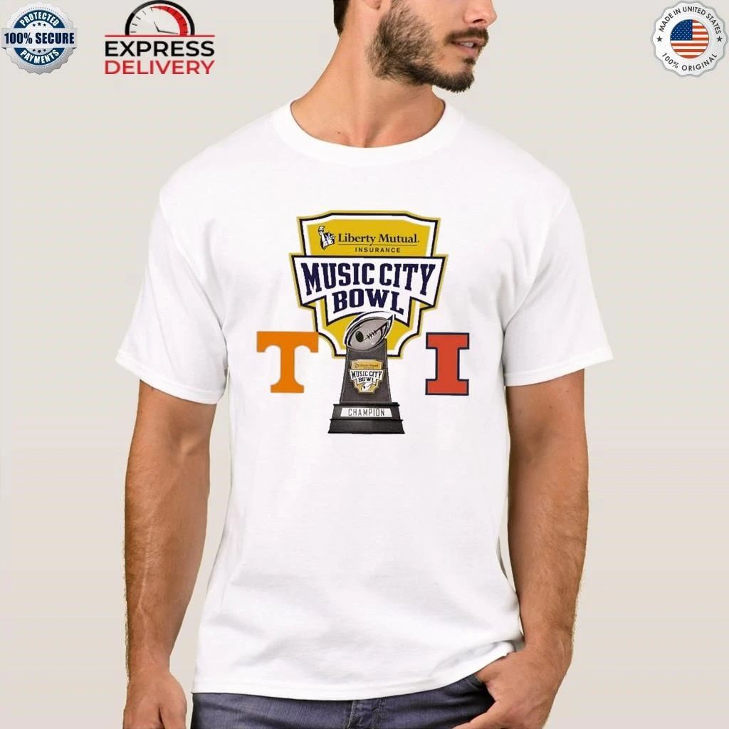 Tennessee Volunteers Vs Illinois Fighting Illini Matchup 2025 Liberty Mutual Music City Bowl On December 30 2025 Shirt