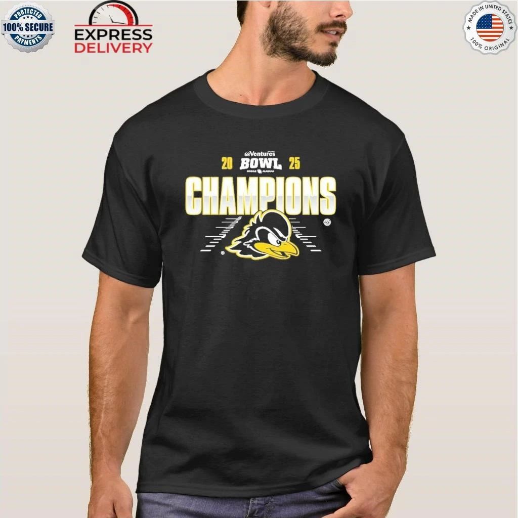 Delaware Fightin’ Blue Hens 2025 68 Ventures Bowl Champions Shirt