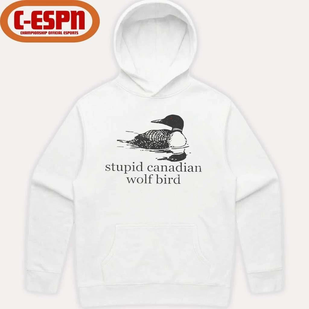 Stupid Canadian Wolf Bird Hockey Romance LGBT Shirt