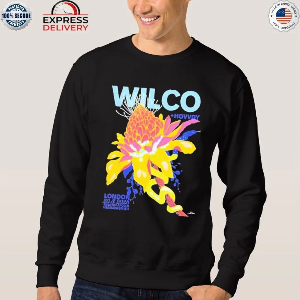 Wilco Eventim Apollo 2026 Hammersmith London August 20th Shirt