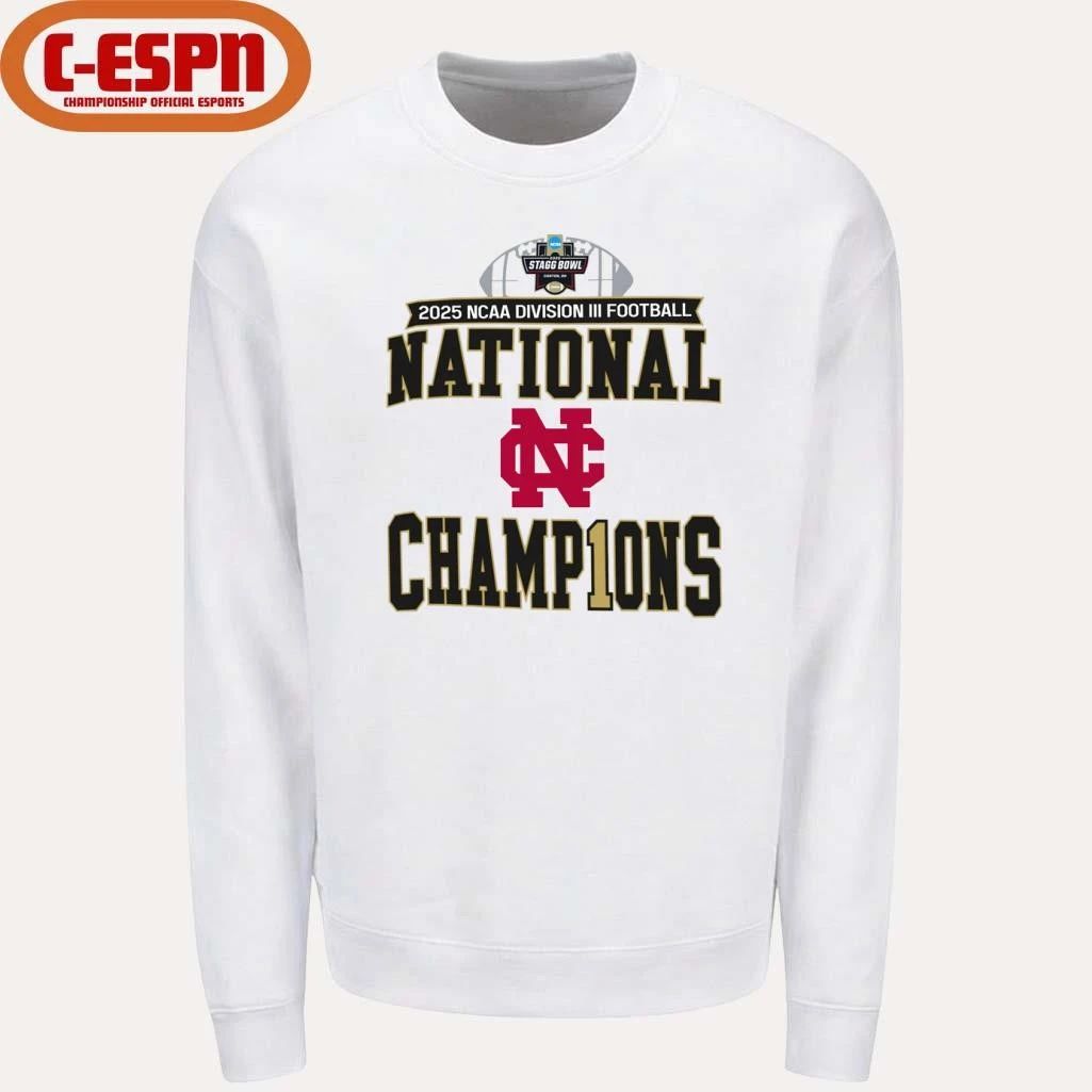 North Central College 2025 NCAA DIII Football National Champions T-Shirt