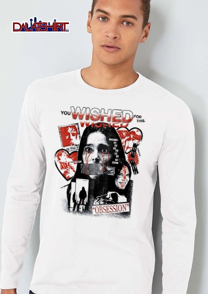 You Wished For This Obsession Nikki Halftone Gagged Woman Blood Tears Collage shirt