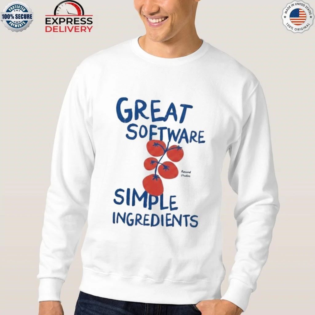 Great Software Simple Ingredients Shirt
