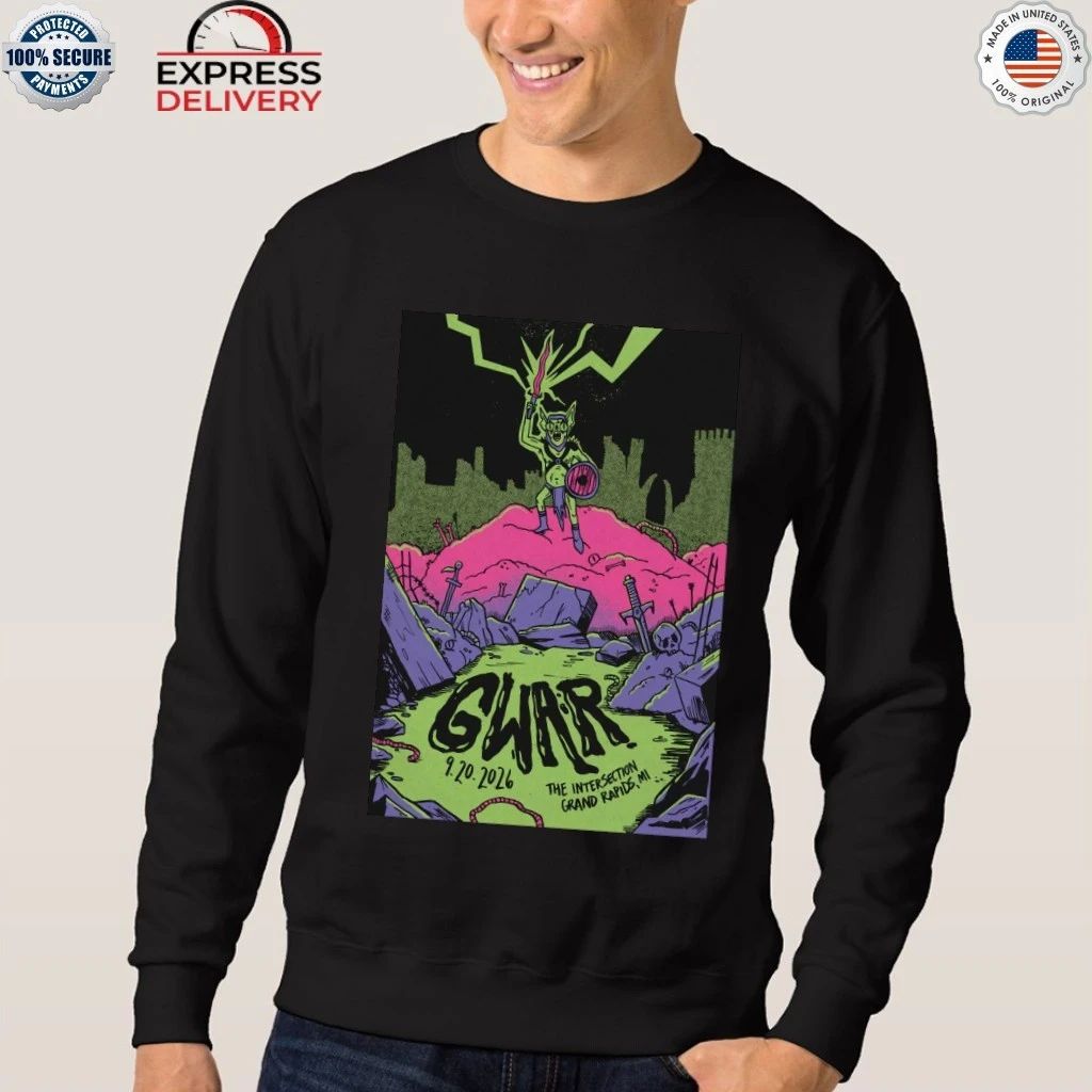 Gwar Grand Rapids MI 9 20 2026 Shirt