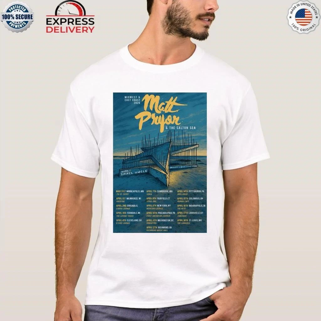 Matt Pryor Midwest And East Coast 2026 Tour Shirt