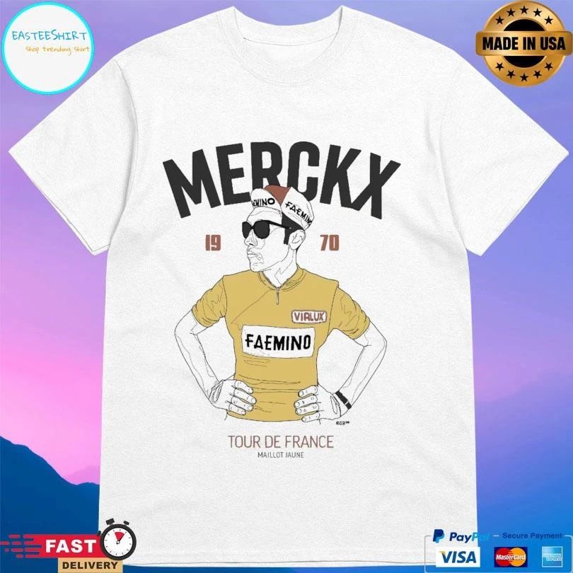 Eddy Merckx 1970 Tour De France Maillot Jaune T-shirts
