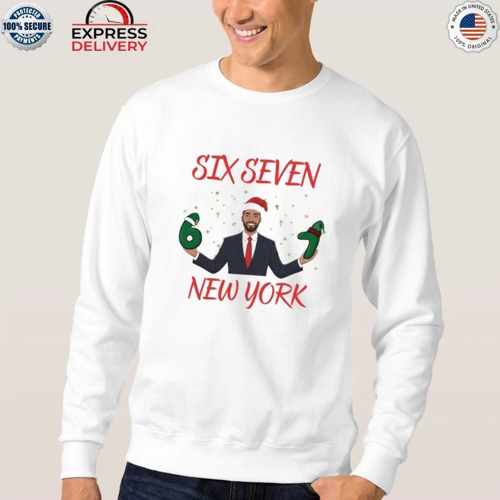 Zohran Mamdani Six Seven New York Christmas Shirt