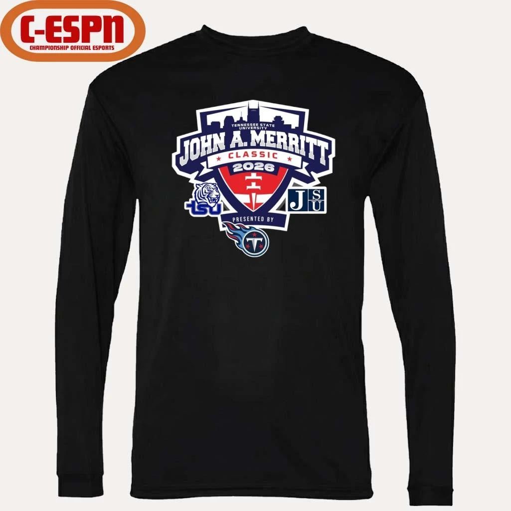Jackson State Tigers vs Tennessee State Tigers 2026 John A. Merritt Classic Shirt