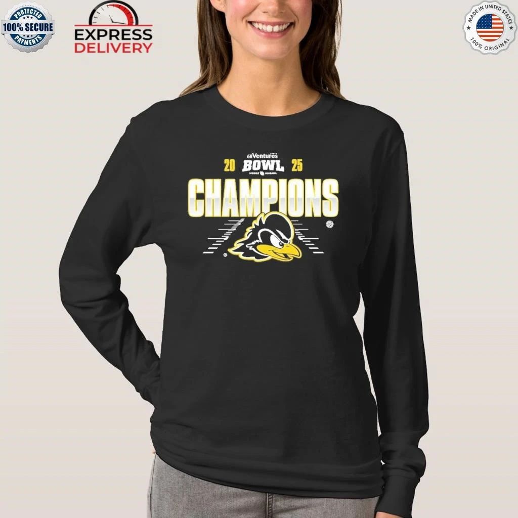 Delaware Fightin’ Blue Hens 2025 68 Ventures Bowl Champions Shirt