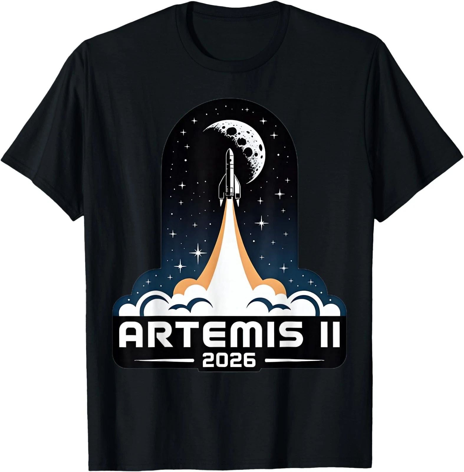 Artemis II Launch to The Moon 2026 Unisex T-Shirt, Gildan 5000