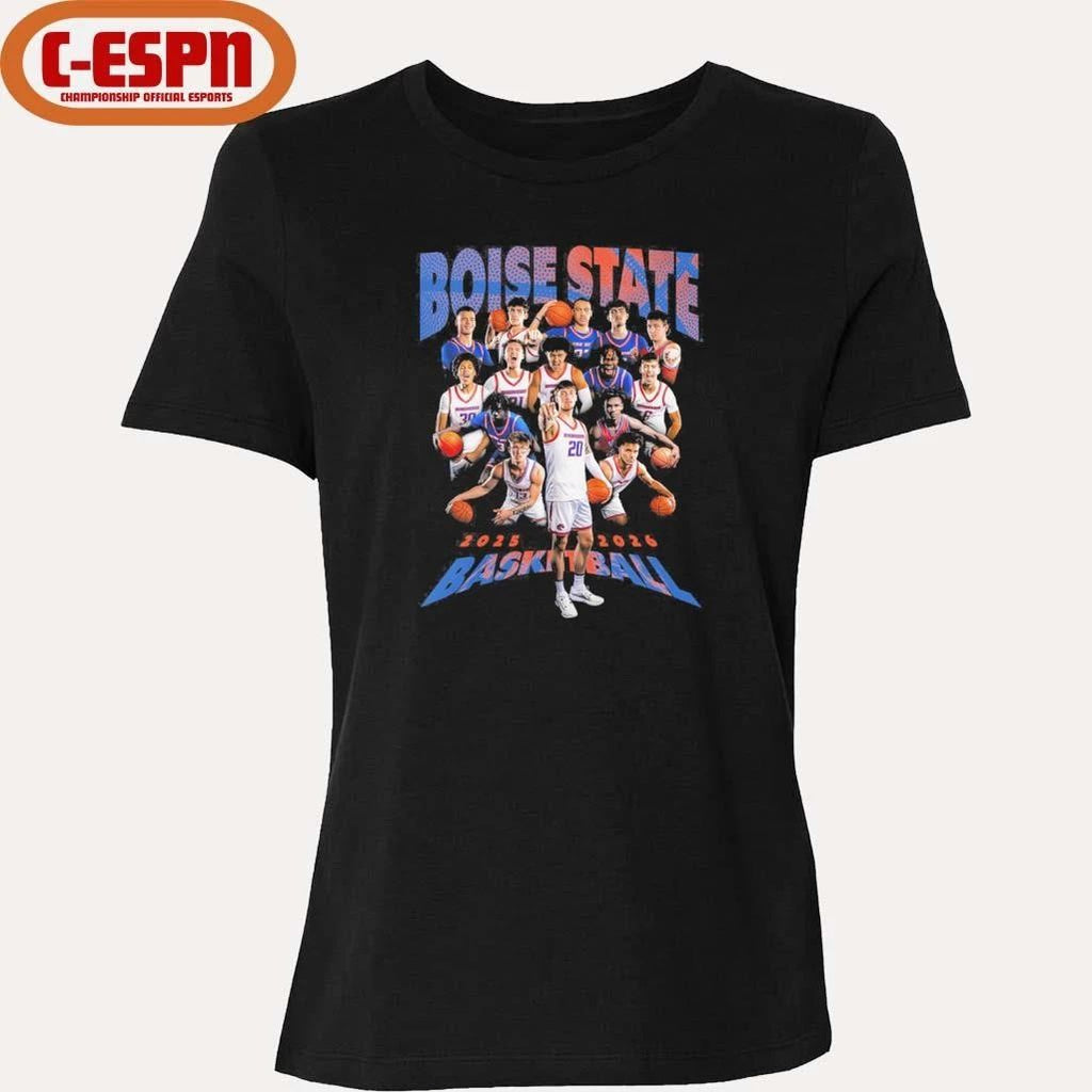 2025-2026 Boise State Men’s Basketball Team Shirt