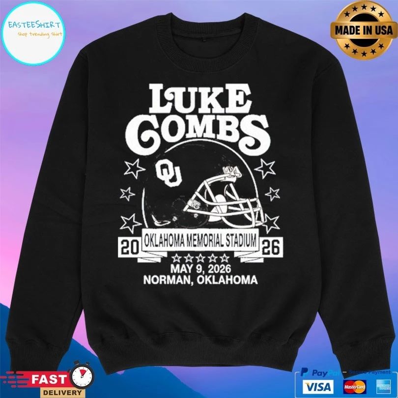 Luke Combs Tour Norman 2026 Oklahoma Memorial Stadium May 09 2026 Norman Oklahoma T-shirt
