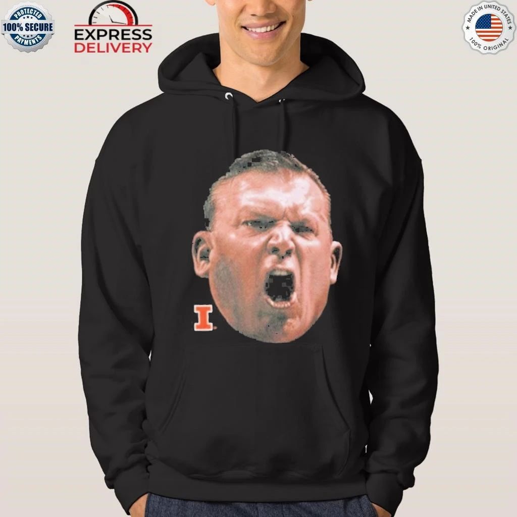 Illinois Bret Bielema Big Face Shirt