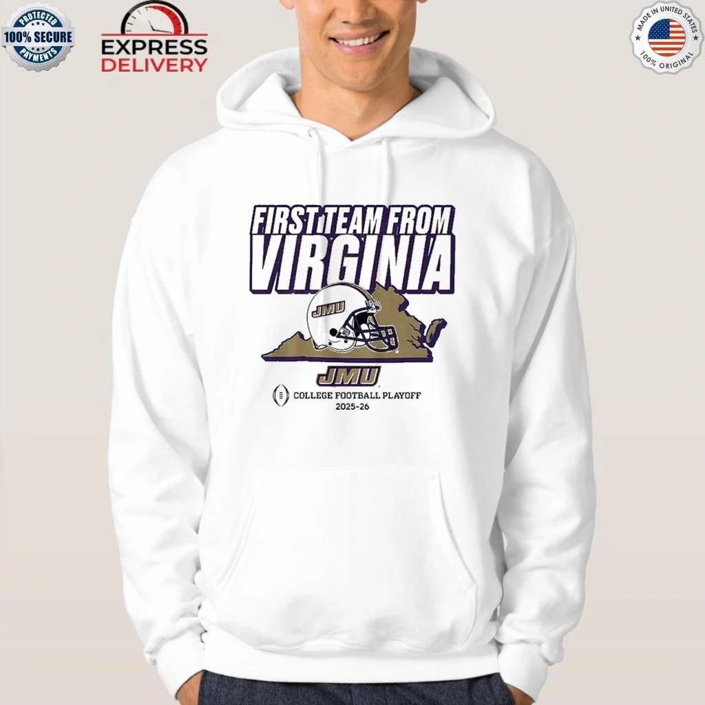 JMU Football CFP’s First Team From Virginia Shirt