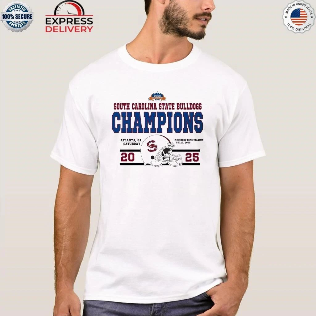 Cricket Celebration Bowl Champions South Carolina State Bulldogs Football National Champions 2025 Shirt