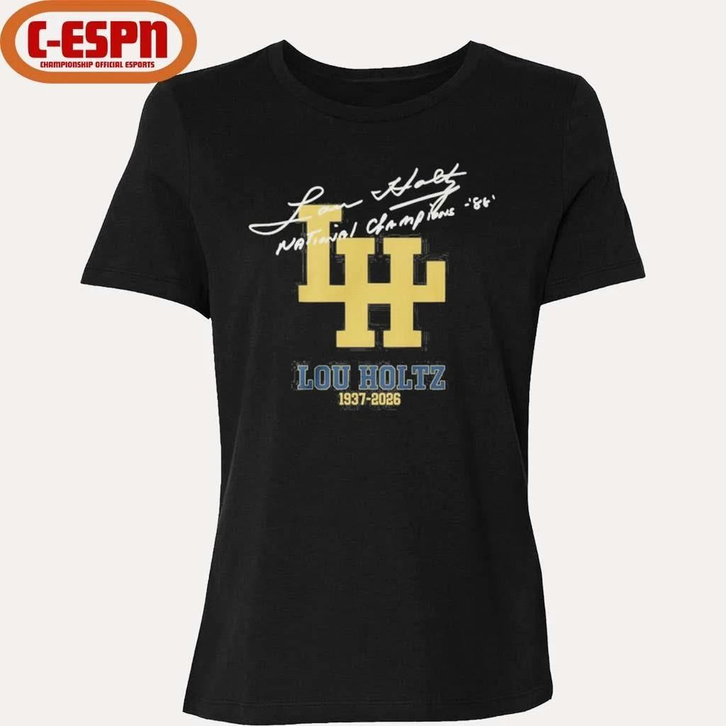 Lou Holtz 1937-2026 Logo Shirt