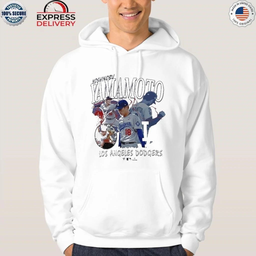 Yoshinobu Yamamoto Los Angeles Dodgers Montage Legacy Shirt