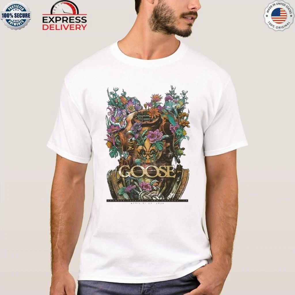 Goose Apr 21-22, 2026 Saenger Theatre, New Orleans Event Shirt