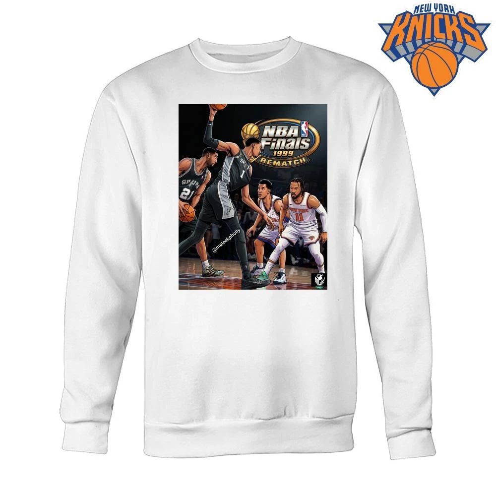 San Antonio Spurs vs New York Knicks 1999 NBA Finals Rematch T Shirt