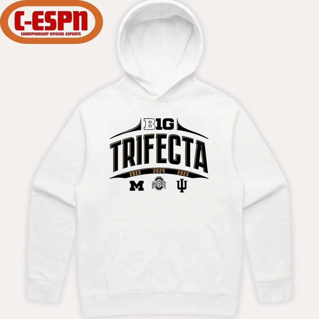 Big Ten Trifecta 2023, 2024, 2025 Shirt