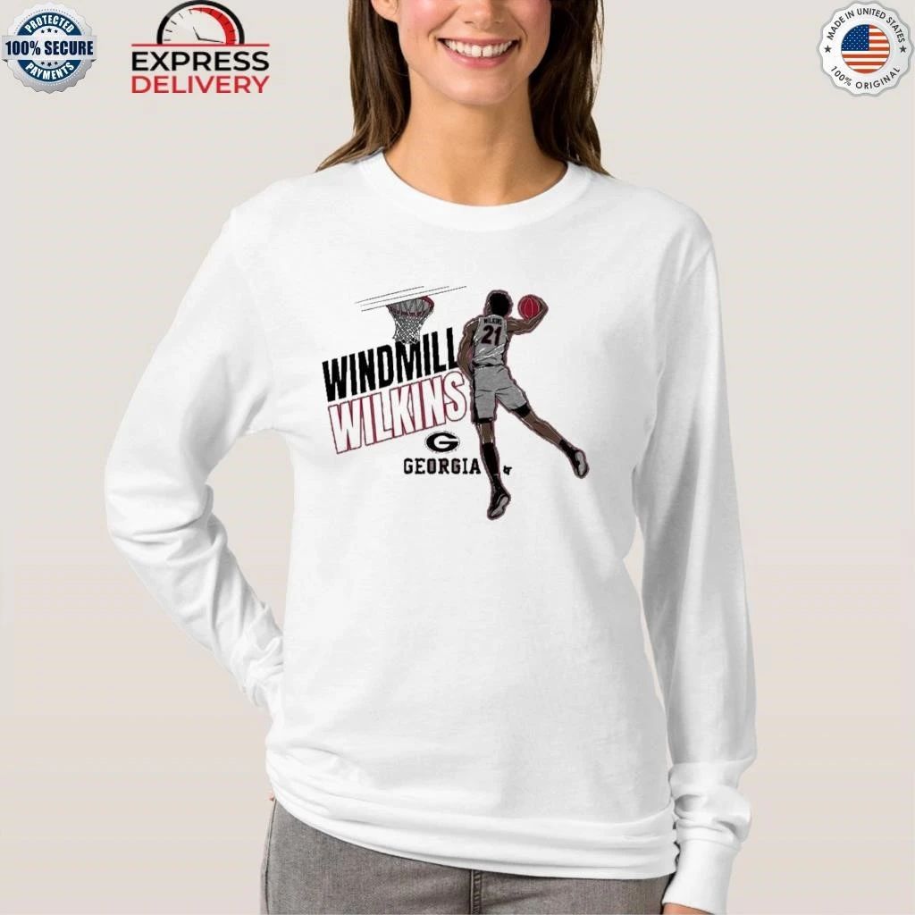 Georgia Basketball Windmill Jake Wilkins Shirt