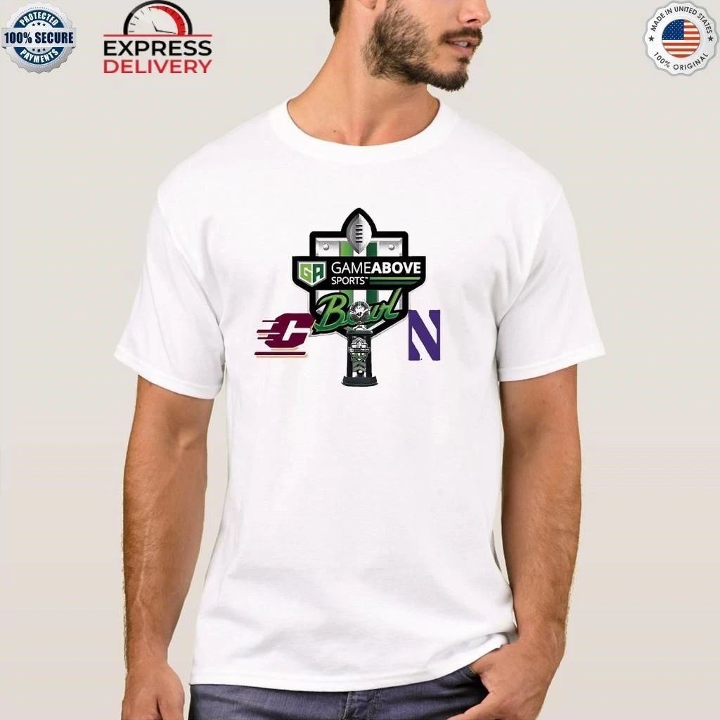 GameAbove Sports Bowl Matchup Central Michigan Chippewas Vs Northwestern Wildcats On December 26 2025 Shirt