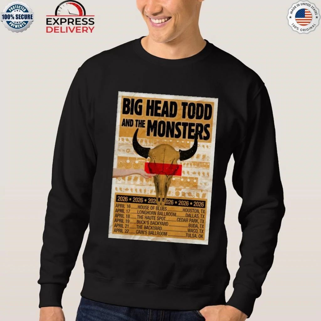 Big Head Todd And The Monsters Texas Tour 26 Shirt